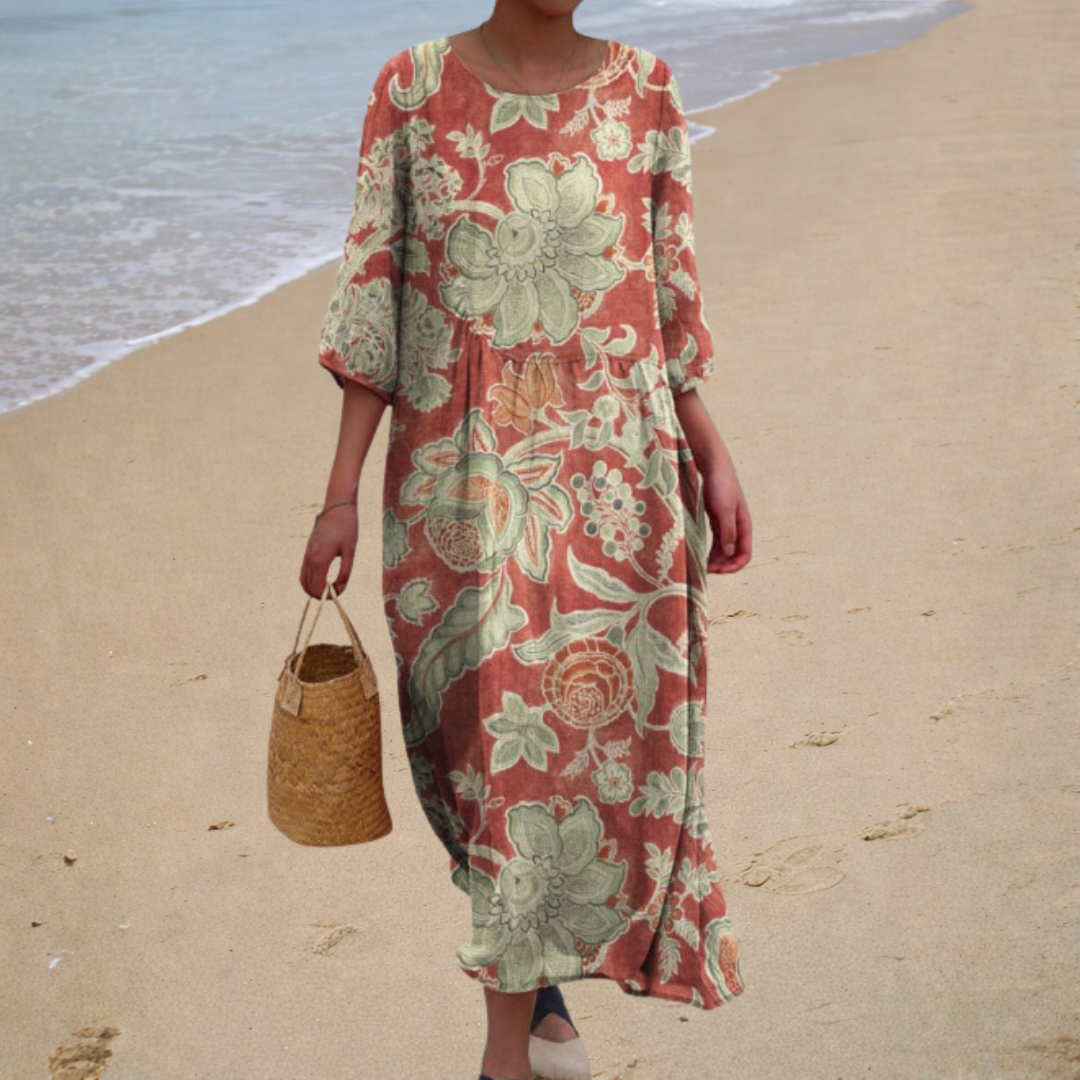 Camille | Robe longue fluide