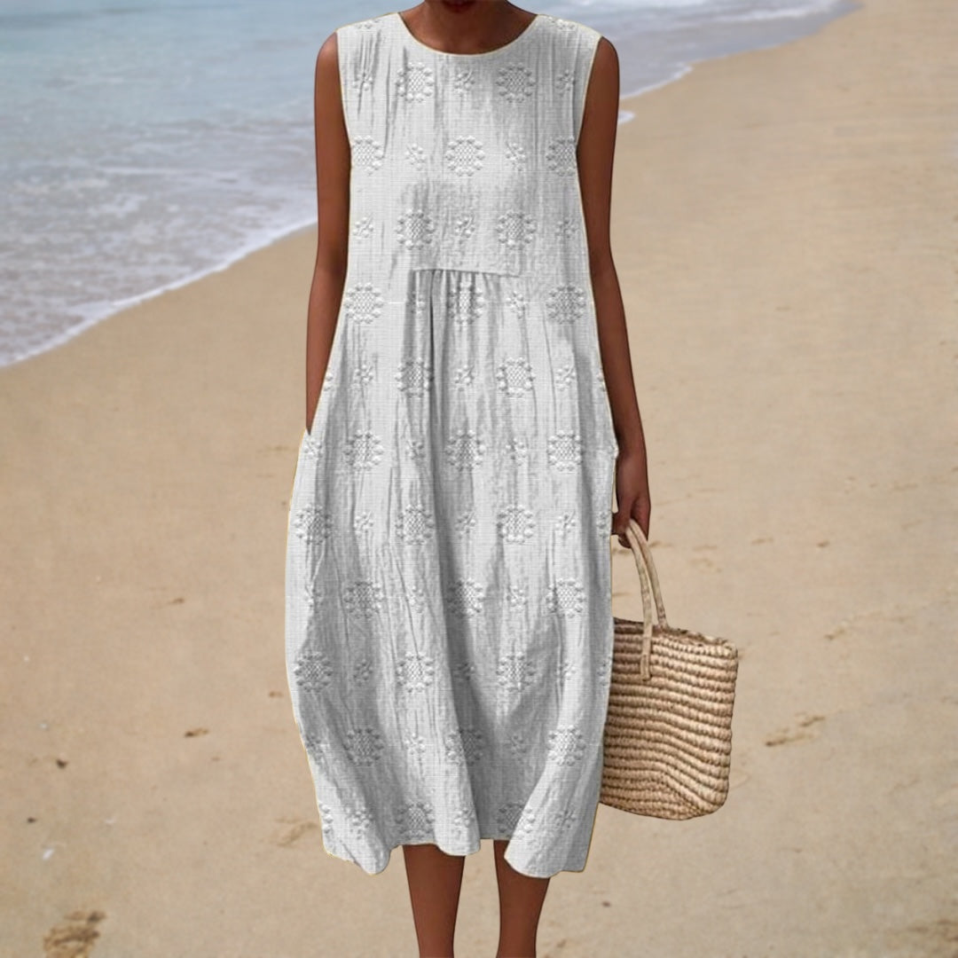 Robe d'Été Confortable Sans Manches