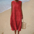 Robe d'Été Confortable Sans Manches