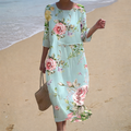 Robe longue chic et confortable