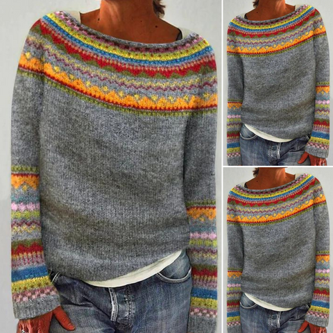 Joëlle | Pull rétro en laine