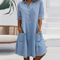 Ruby | Robe en Jean Décontractée
