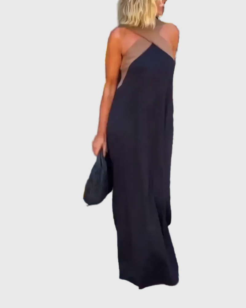 Elena | Robe Maxi Élégante Fluide