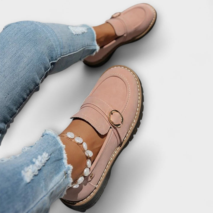 Edwige | Mocassins à bout rond