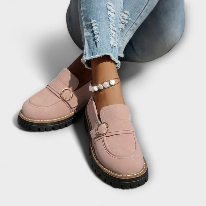 Edwige | Mocassins à bout rond