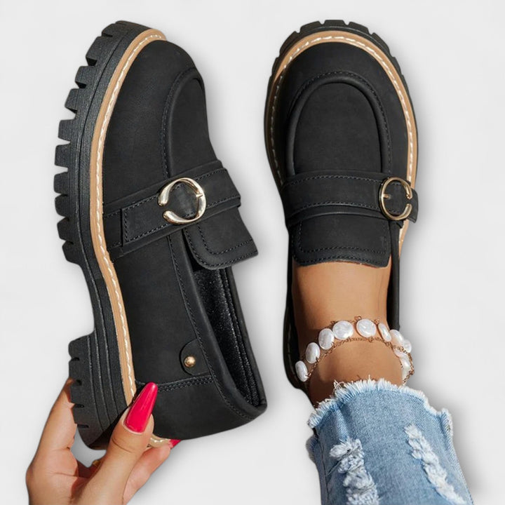 Edwige | Mocassins à bout rond