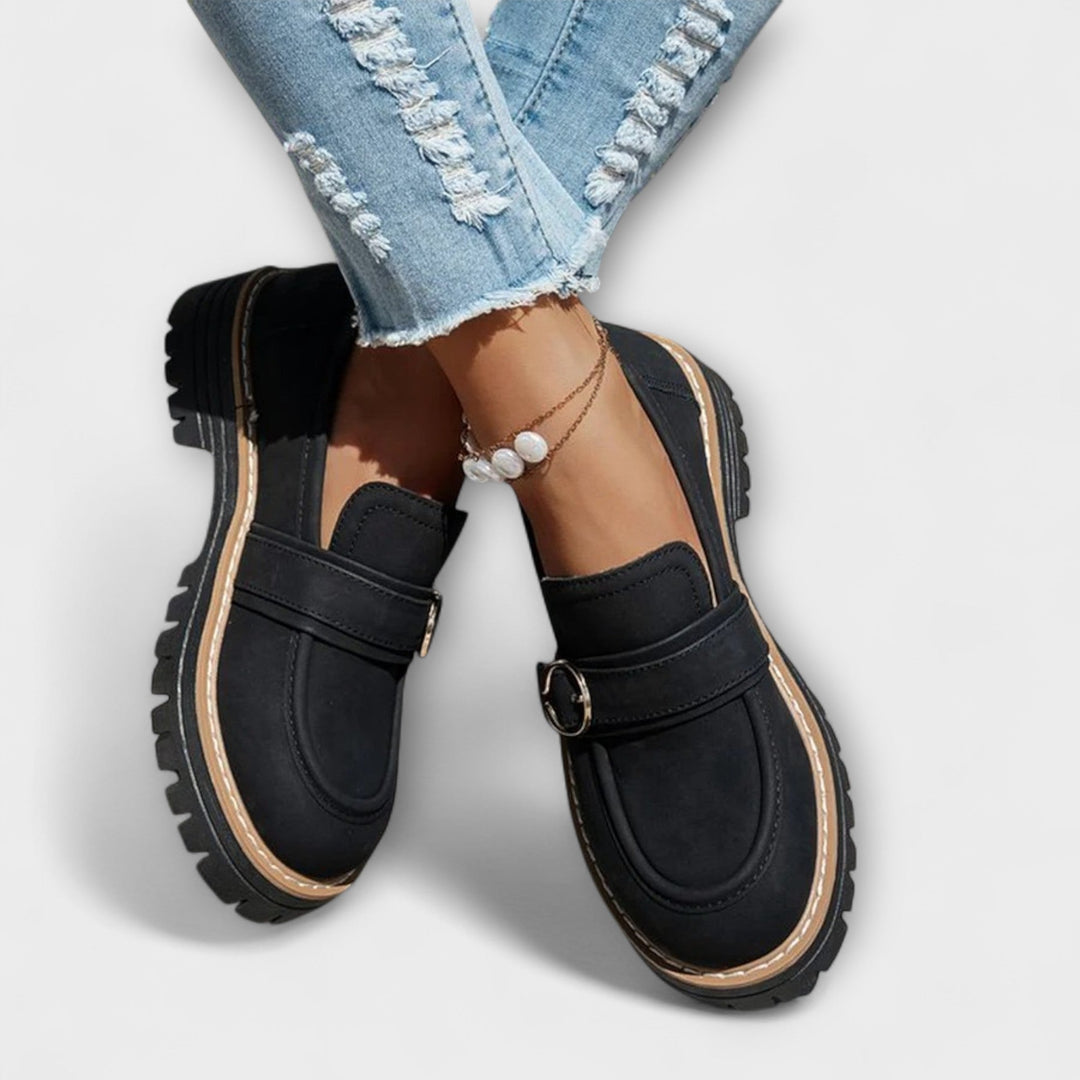 Edwige | Mocassins à bout rond