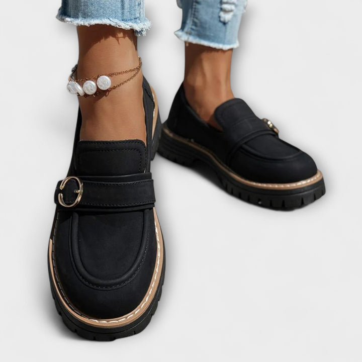 Edwige | Mocassins à bout rond