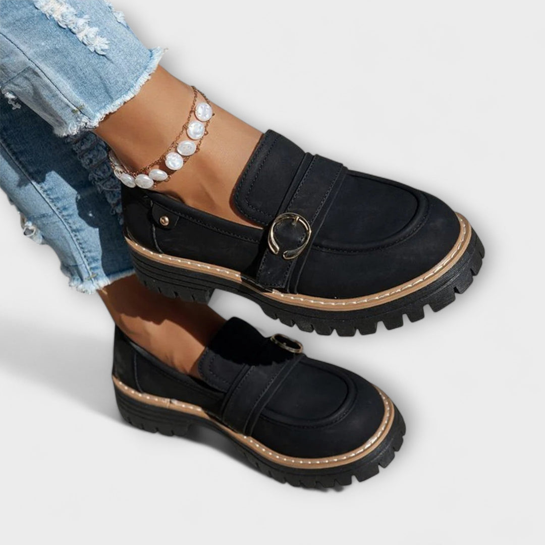 Edwige | Mocassins à bout rond
