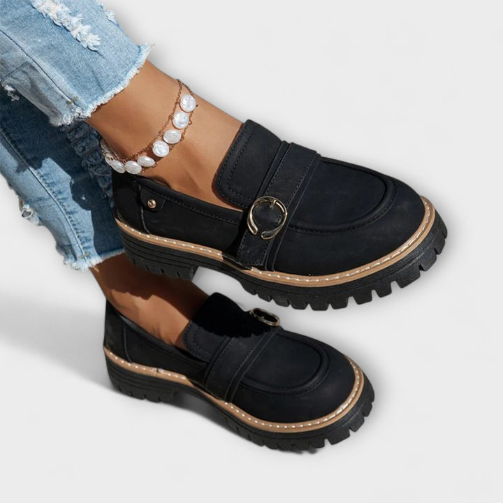 Edwige | Mocassins à bout rond