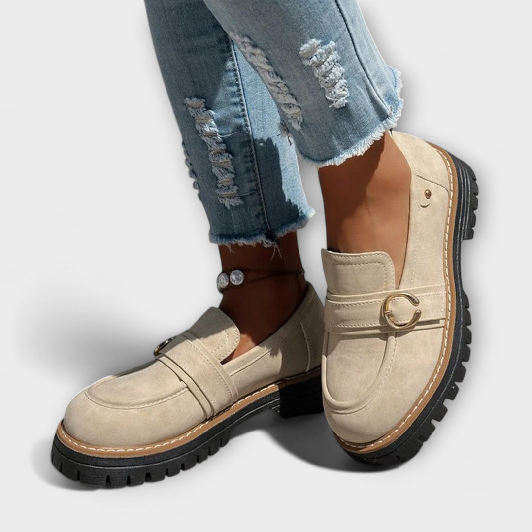 Edwige | Mocassins à bout rond