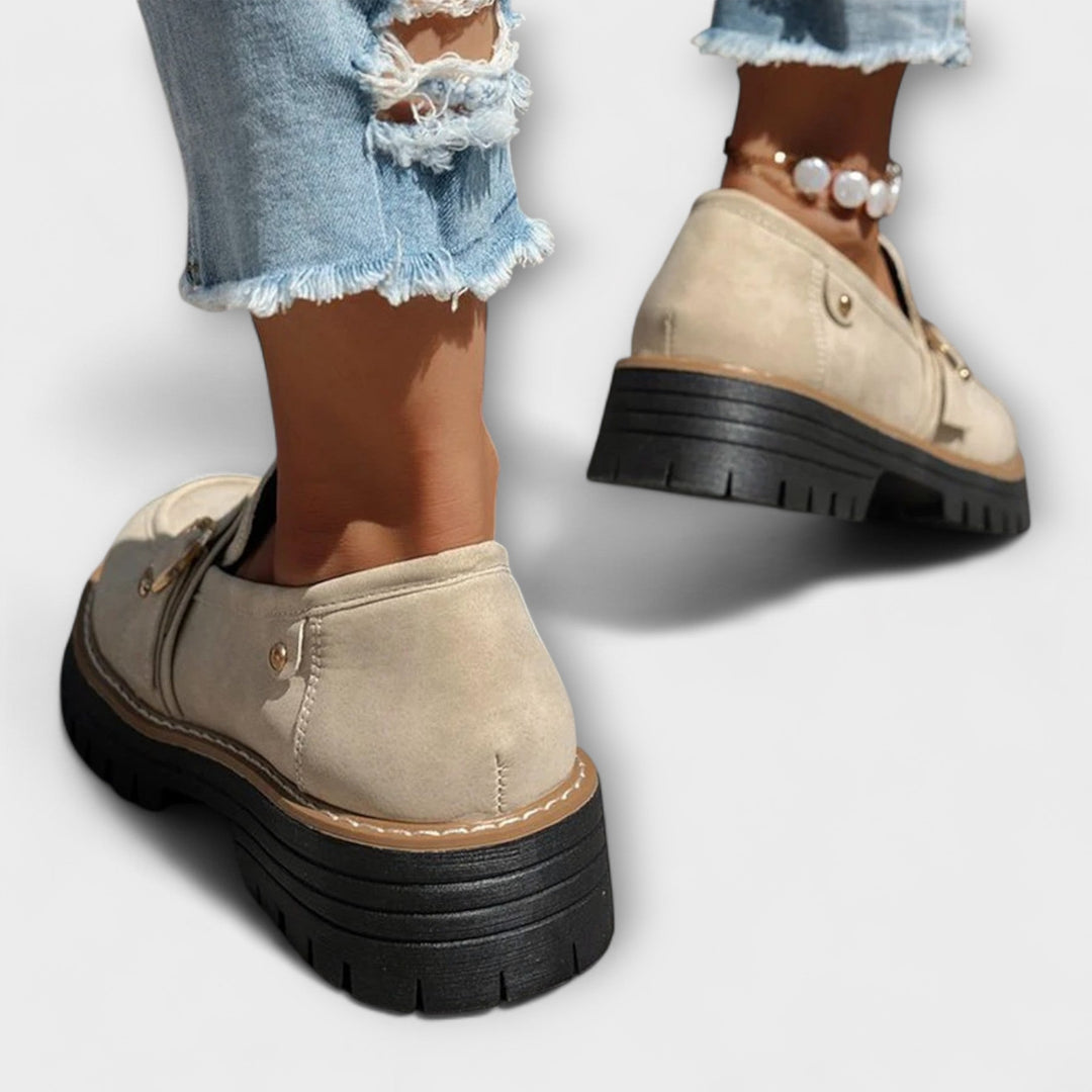 Edwige | Mocassins à bout rond