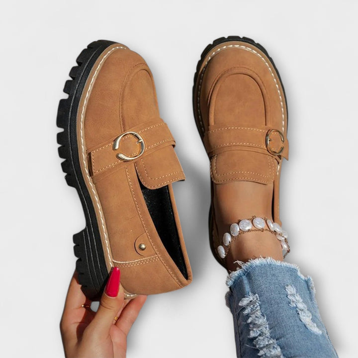 Edwige | Mocassins à bout rond