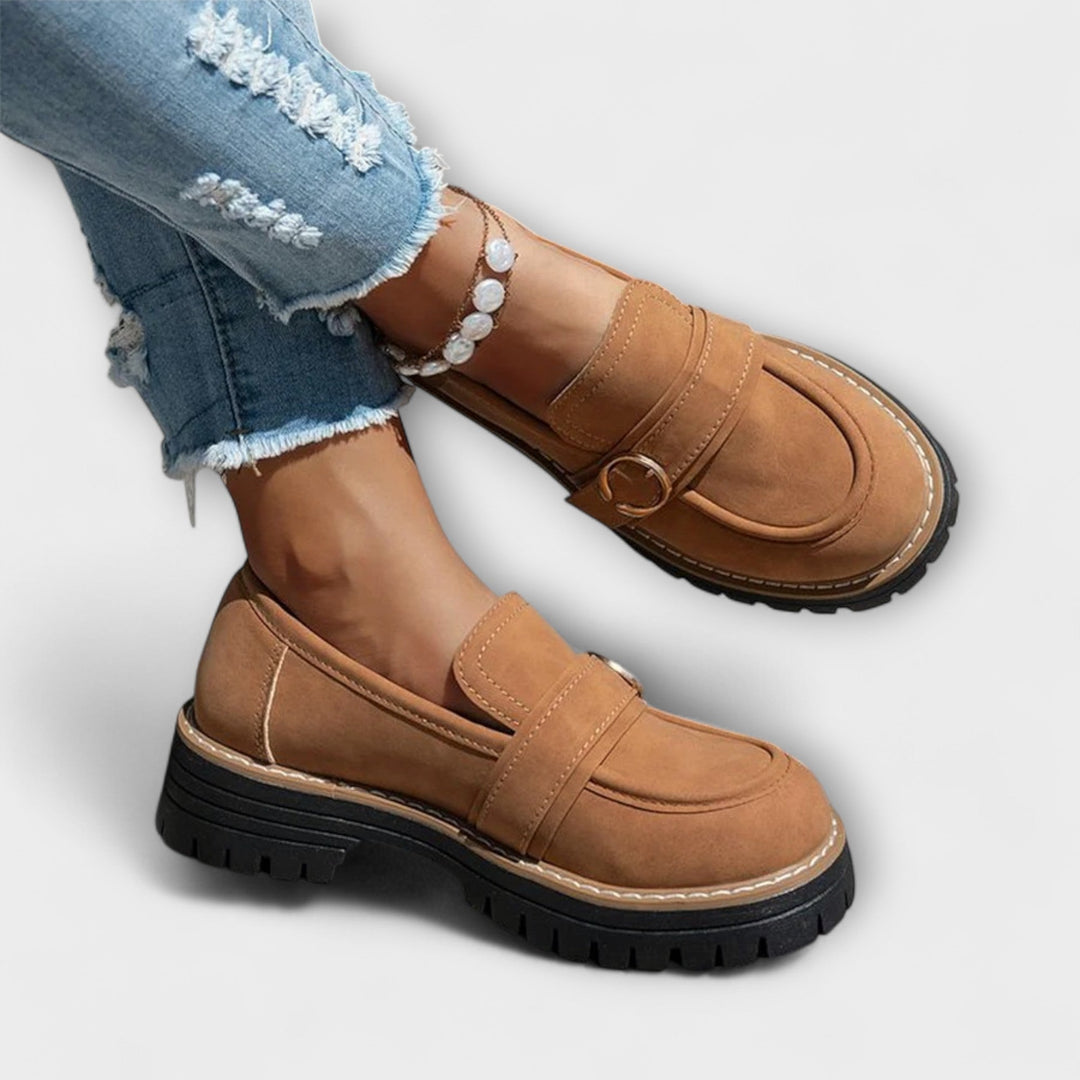 Edwige | Mocassins à bout rond