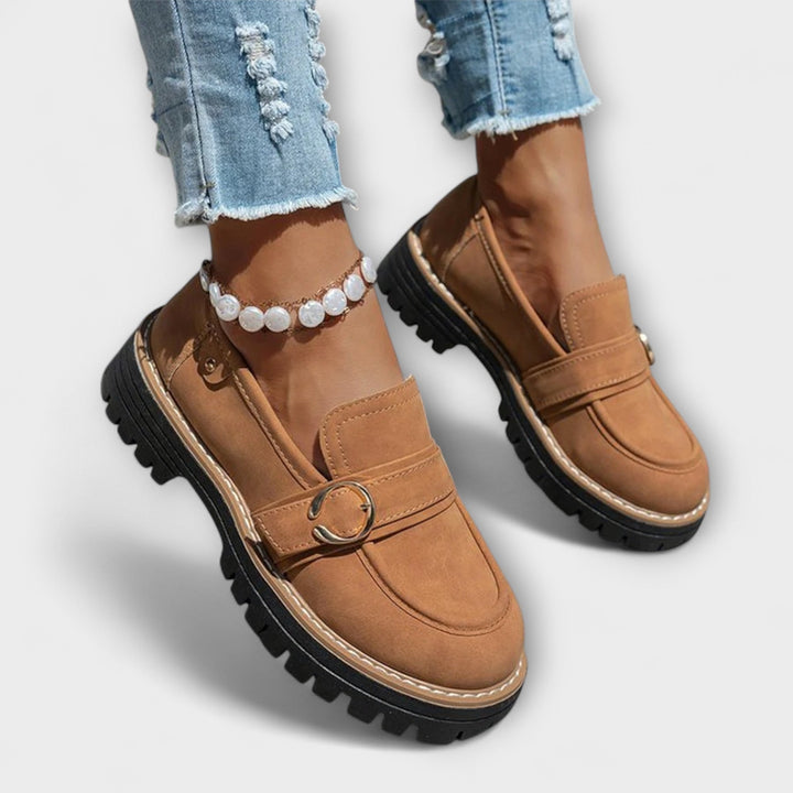 Edwige | Mocassins à bout rond