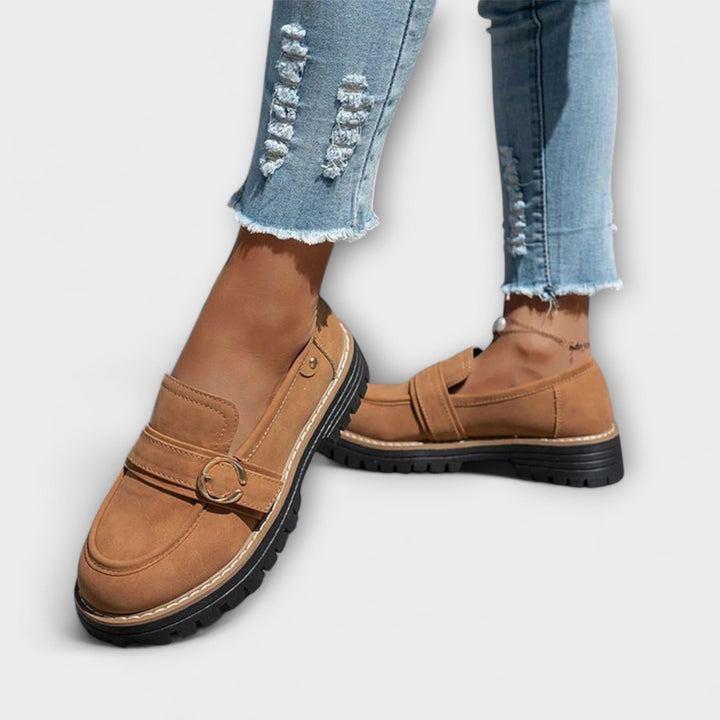 Edwige | Mocassins à bout rond