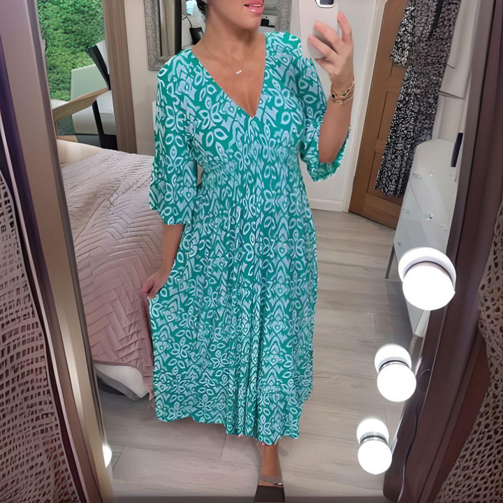 Chloé | Robe bohème imprimée