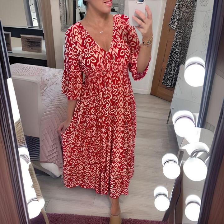 Chloé | Robe bohème imprimée