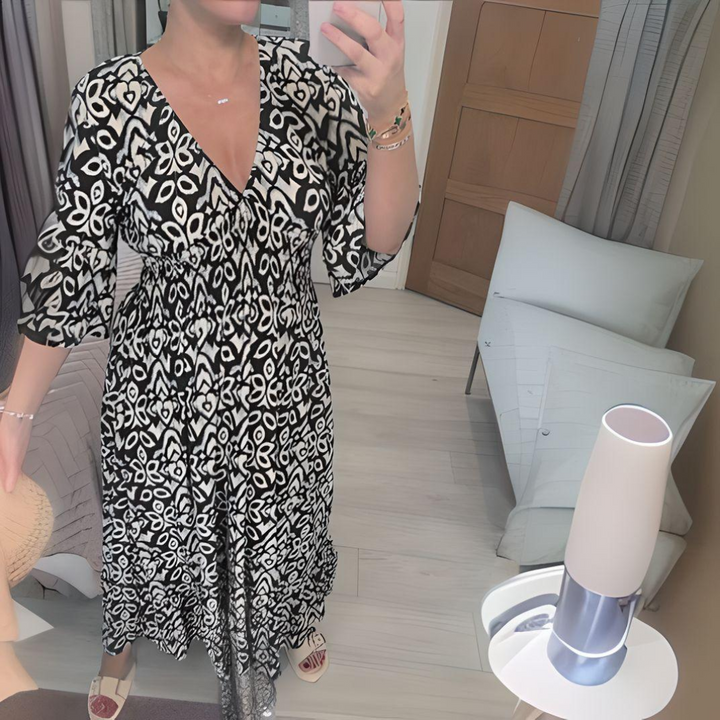 Chloé | Robe bohème imprimée