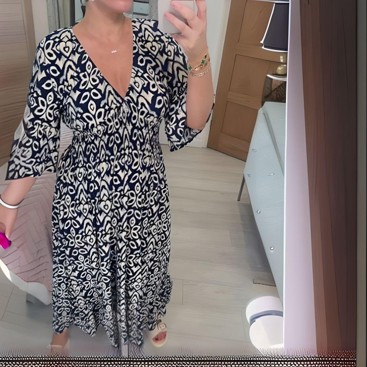 Chloé | Robe bohème imprimée