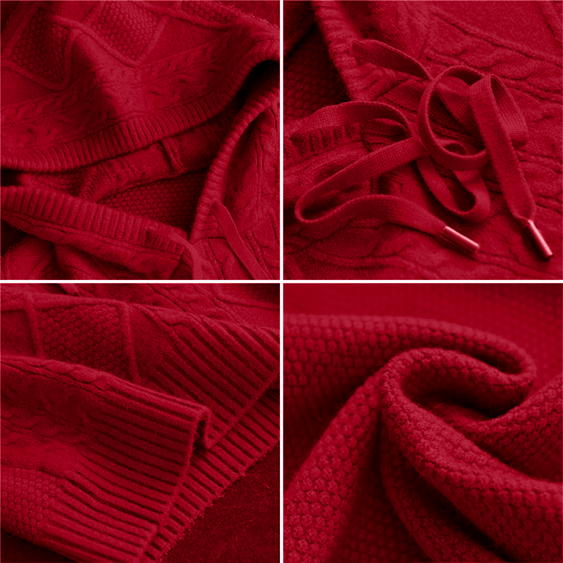 Augustine | Sweat à capuche tricoté