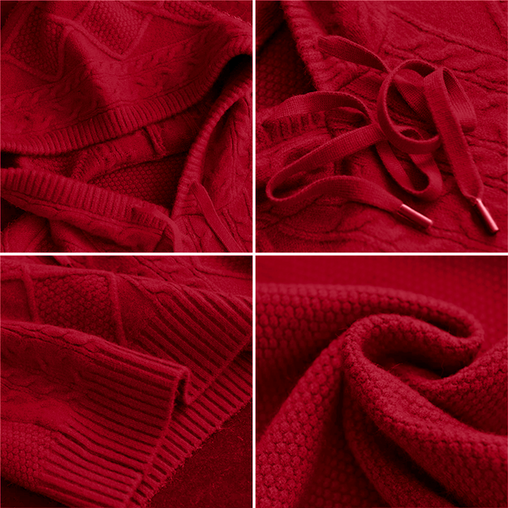 Augustine | Sweat à capuche tricoté