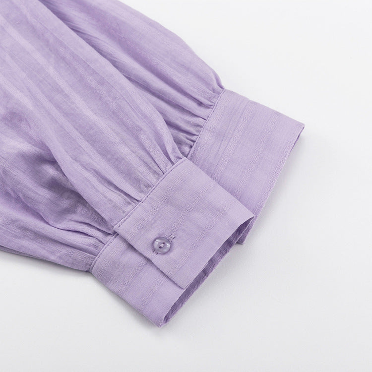 Auréline | Ensemble chemise boutonnée et short léger