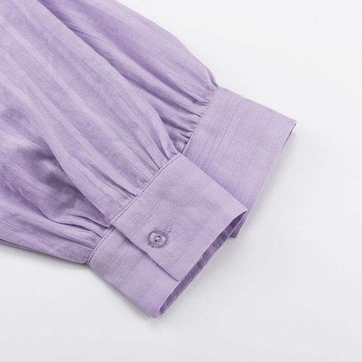Auréline | Ensemble chemise boutonnée et short léger