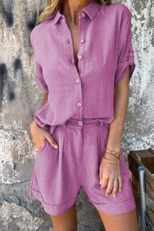Séraphine | Ensemble boutonné léger