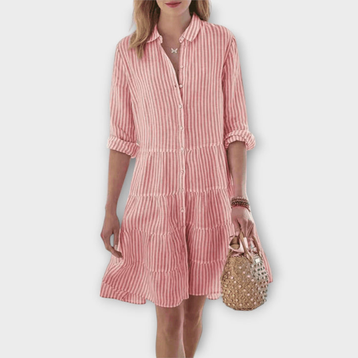 Charlotte | Robe rayée légère