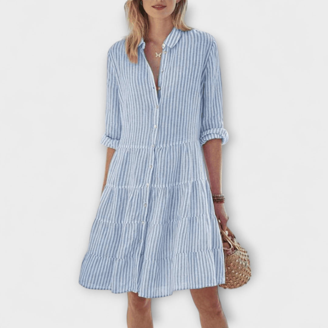 Charlotte | Robe rayée légère