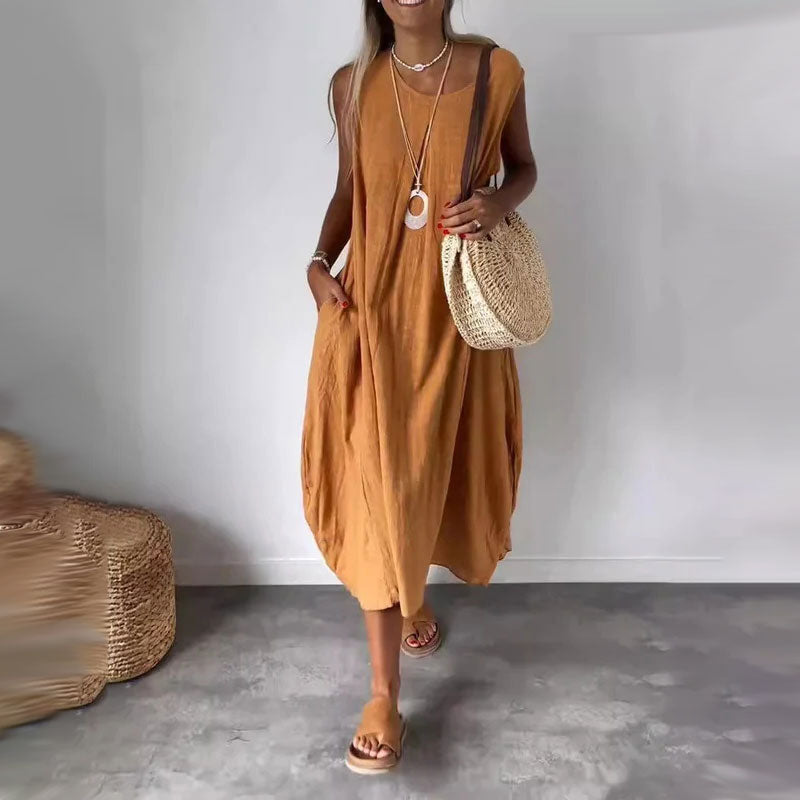 Félicie | Robe décontractée sans manches