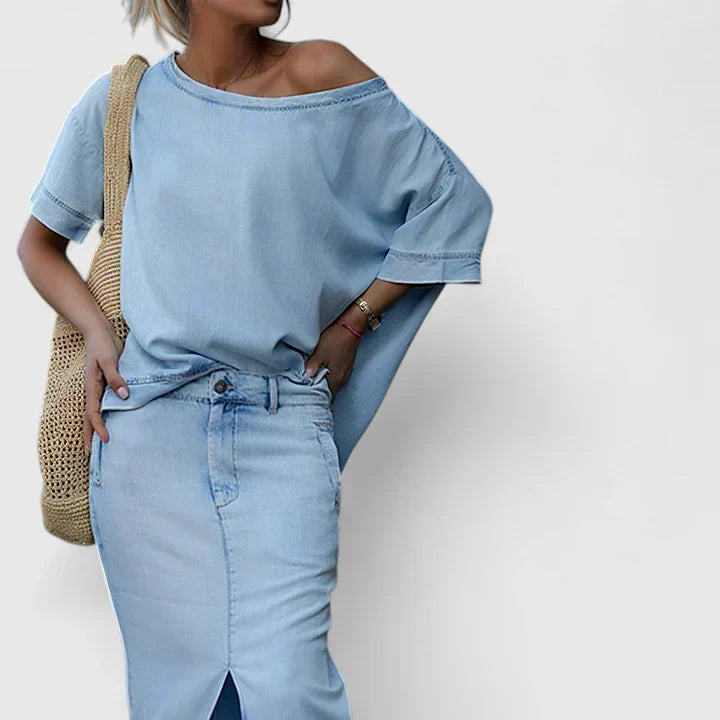 Adeline | Ensemble jupe longue