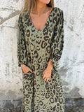 Jessa - Robe Maxi Léopard