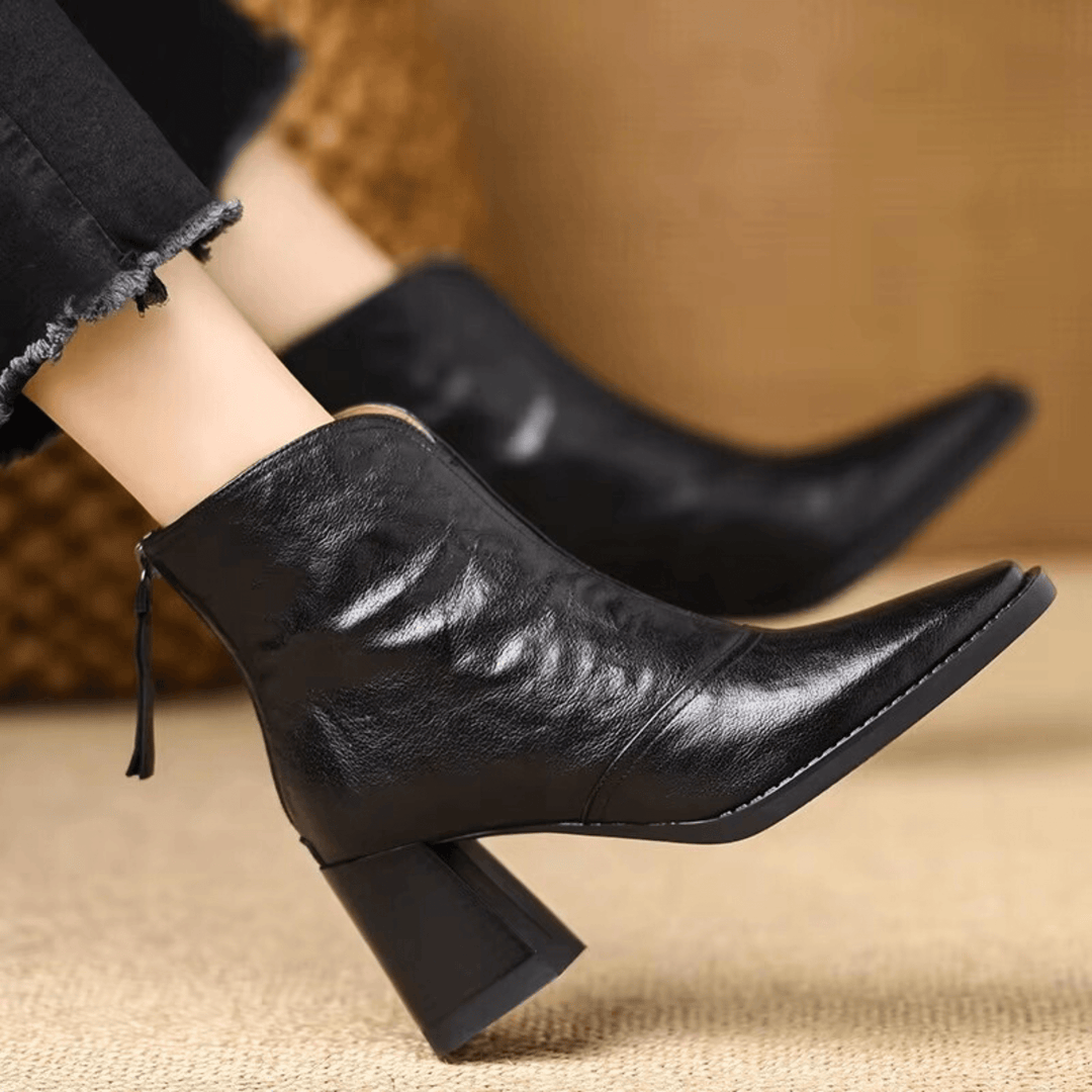 Céleste | Bottines à talon moyen