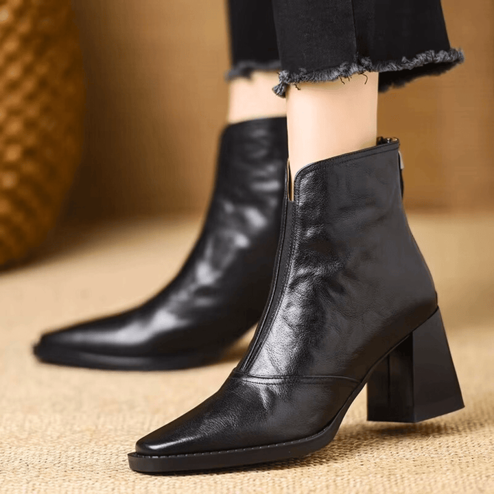 Céleste | Bottines à talon moyen