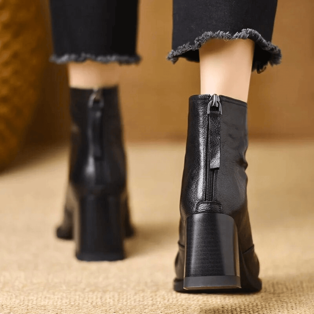 Céleste | Bottines à talon moyen