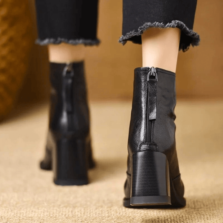 Céleste | Bottines à talon moyen