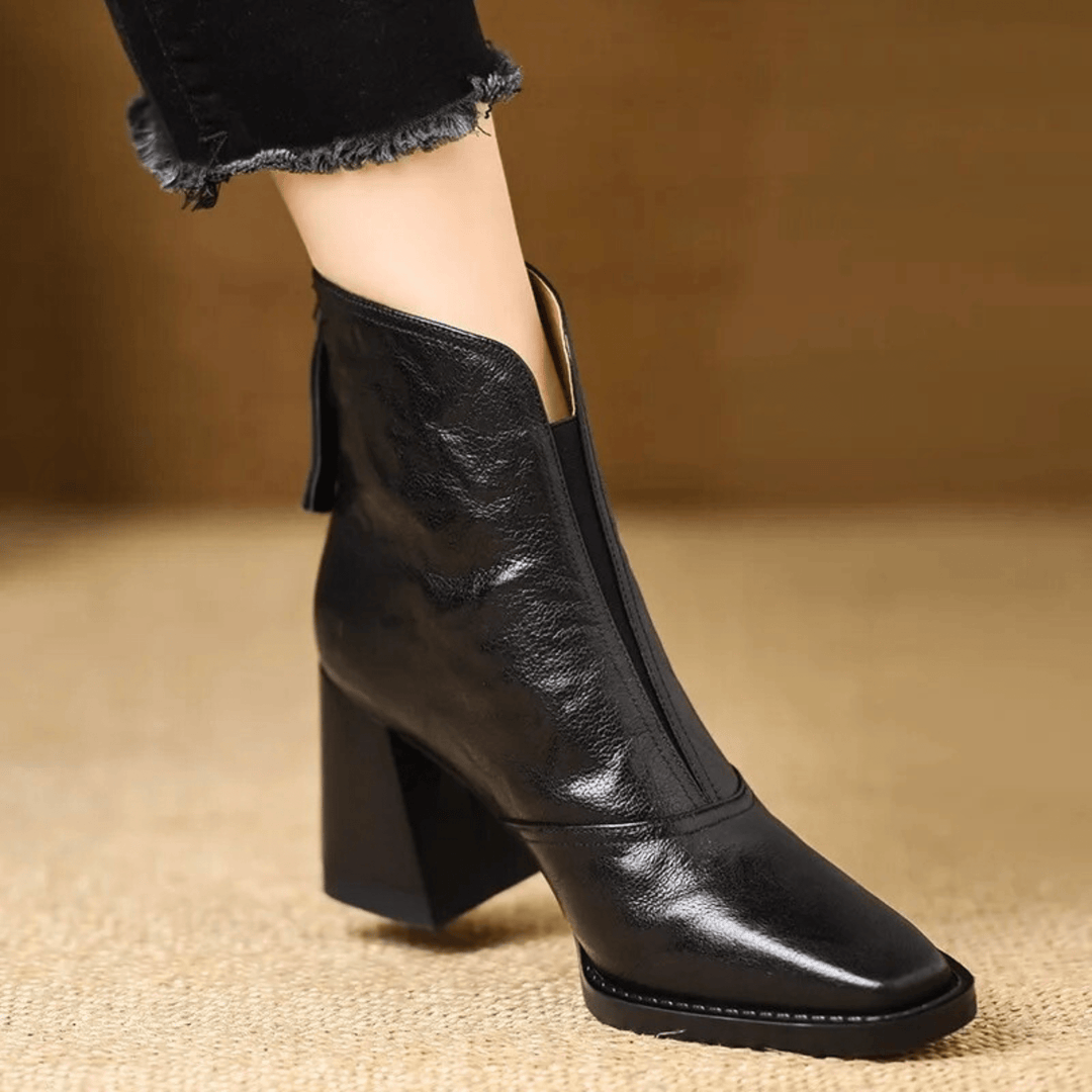 Céleste | Bottines à talon moyen