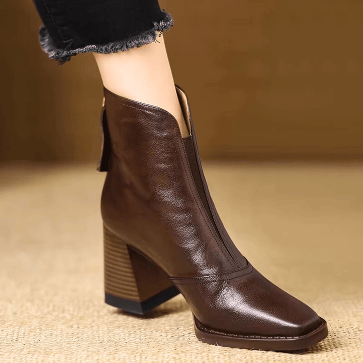 Céleste | Bottines à talon moyen