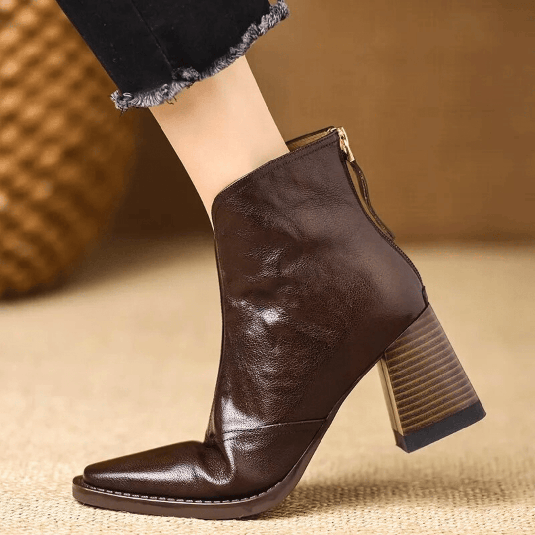 Céleste | Bottines à talon moyen