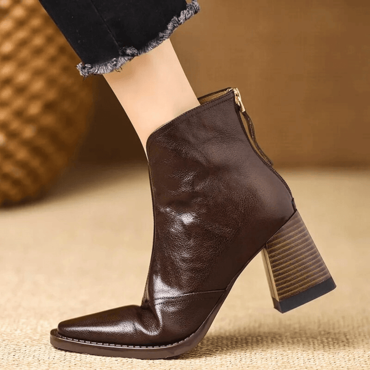 Céleste | Bottines à talon moyen